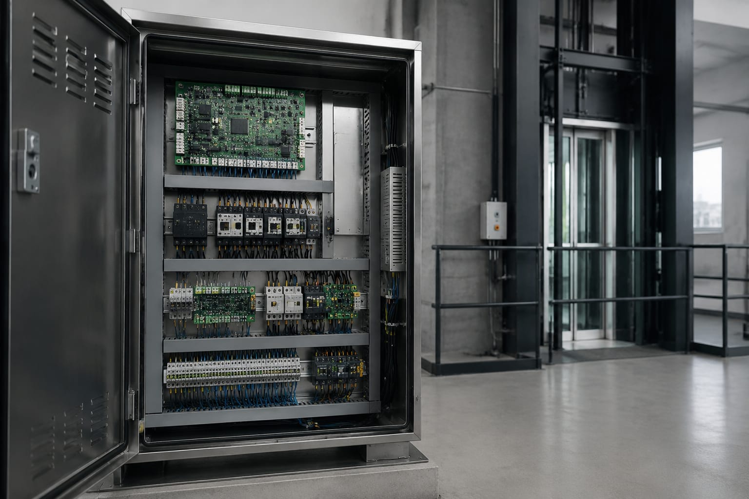 Elevator control panel: guasti, schede e sostituzione