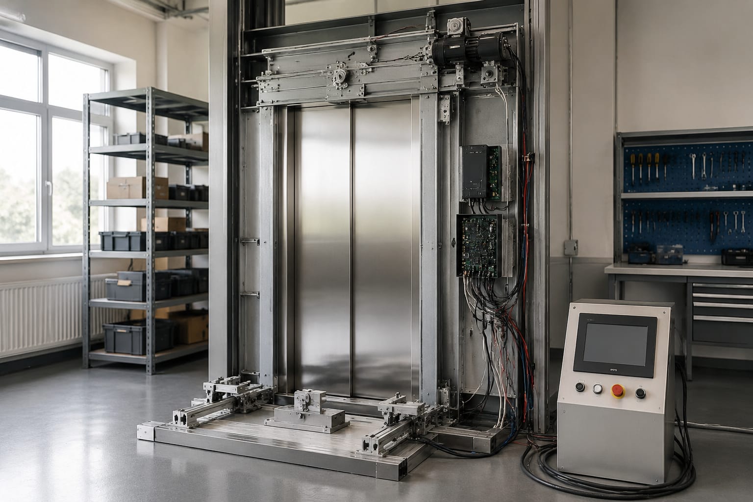 Door drive ascensore: motori, schede e messa a punto