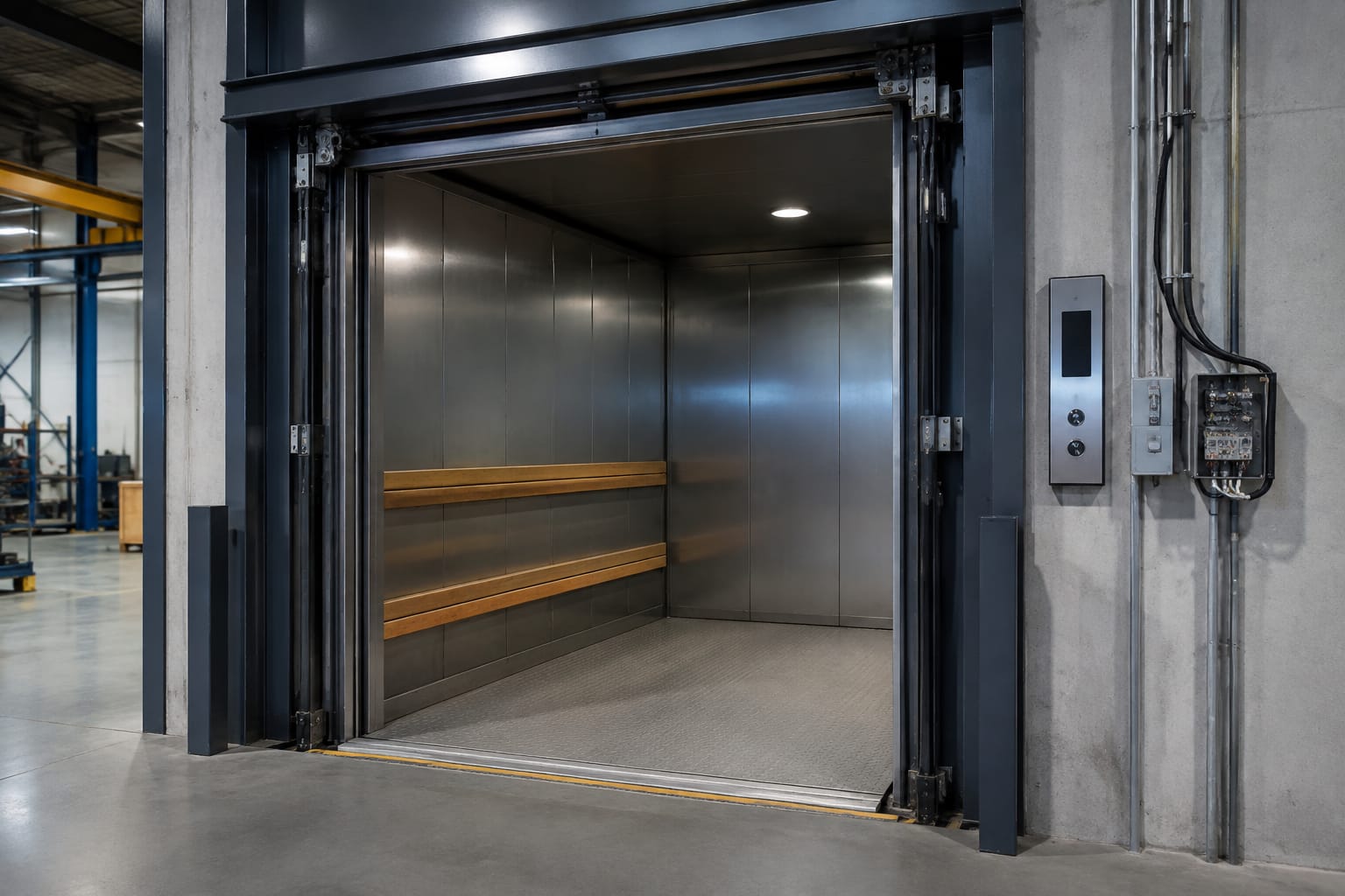 Ricambi per montacarichi: porte, serrature e comandi