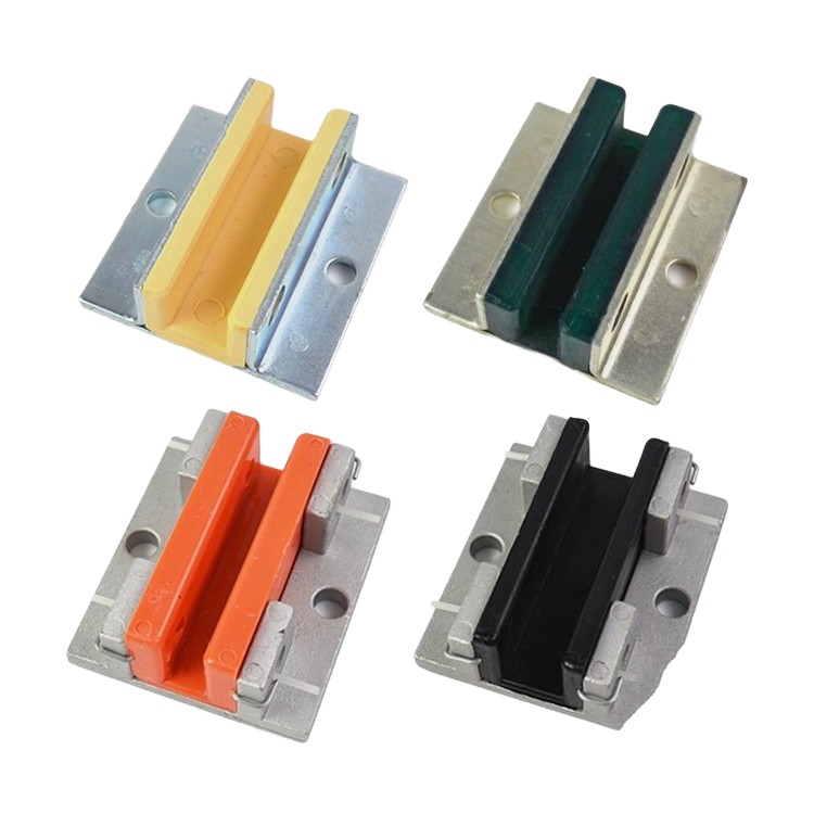 Fodera per scarpa guida per rotaia ausiliaria 80x16mm, scarpa guida scorrevole per cabina accessori per ascensore ricambi per ascensore