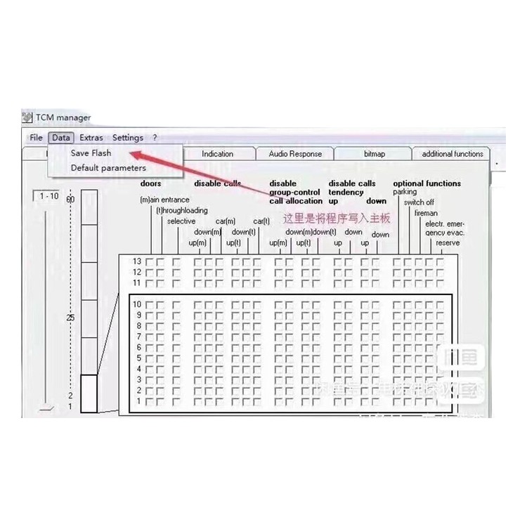 Strumenti professionali di debug per ascensori TCM manager Strumento di servizio parti