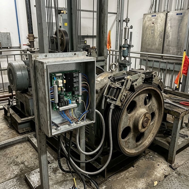 Installazione della scheda raddrizzatore OTIS DAA610F