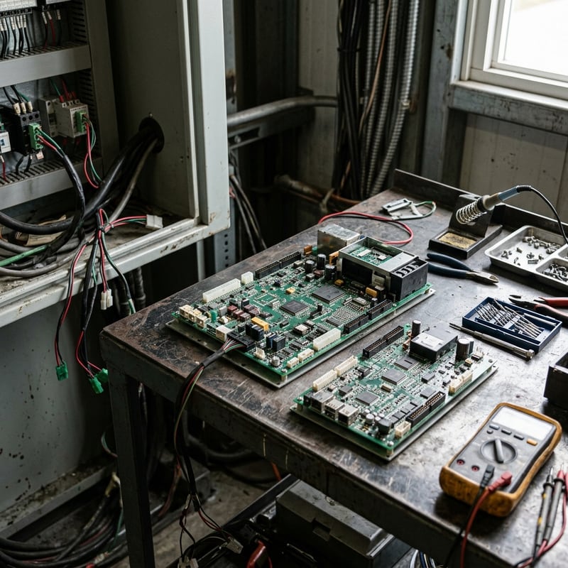 Installazione scheda di controllo OTIS GBA26800LC1