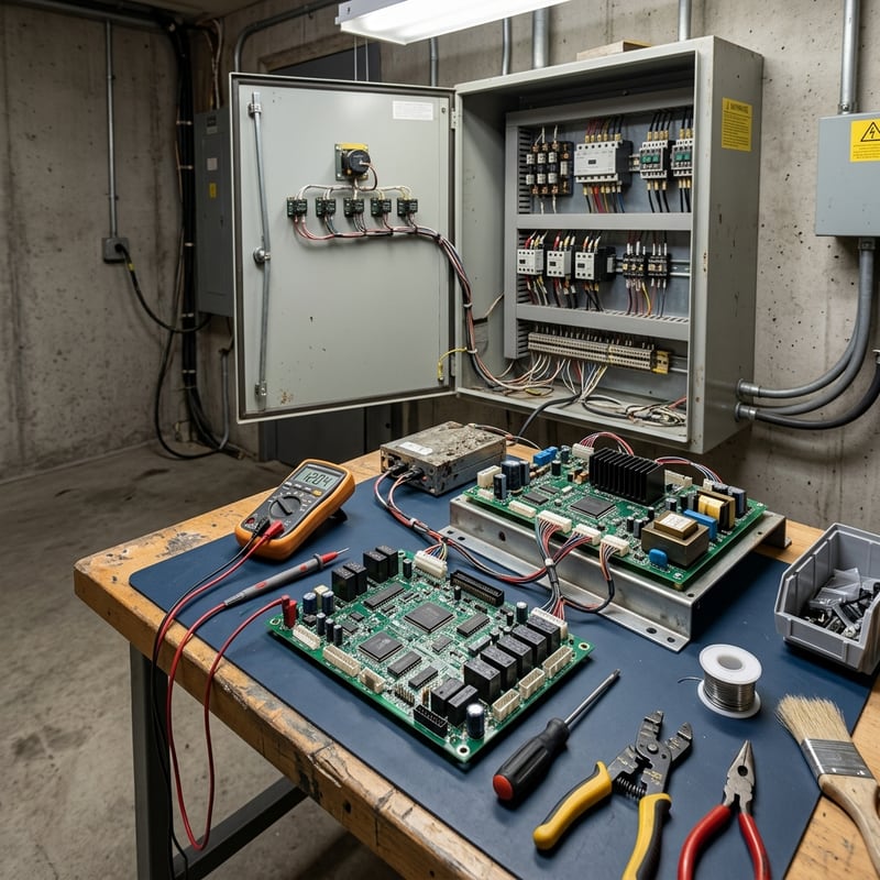 Installazione della scheda P1 Mitsubishi KCD-701C