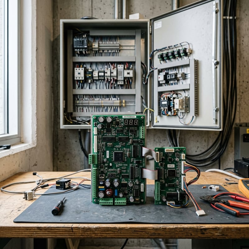 Installazione scheda P1 Mitsubishi KCD-1161A