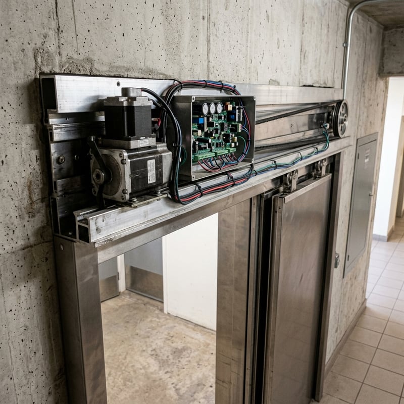 Installazione motore porta Mitsubishi EMB-80-4