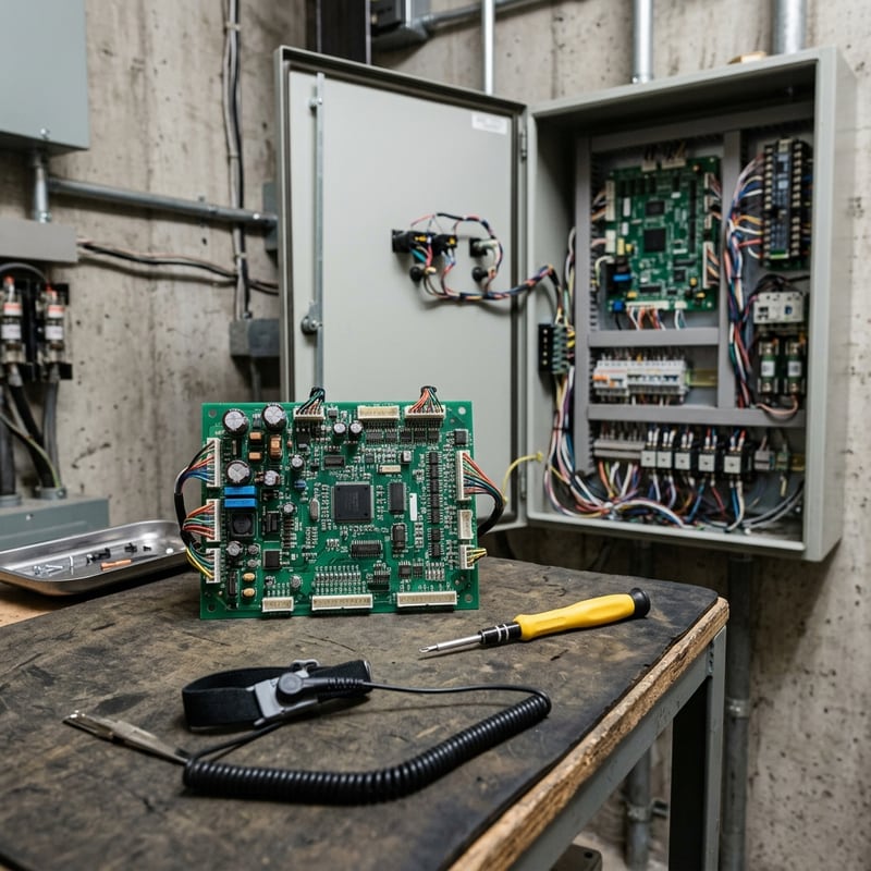 Installazione scheda segnale Toshiba CCU-500B