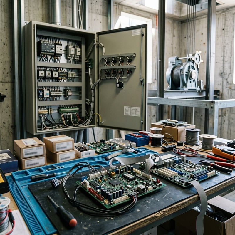 Installazione scheda di controllo Toshiba I/O-500D